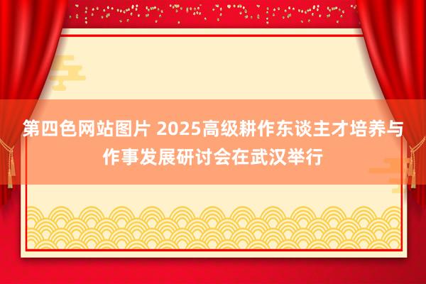 第四色网站图片 2025高级耕作东谈主才培养与作事发展研讨会在武汉举行